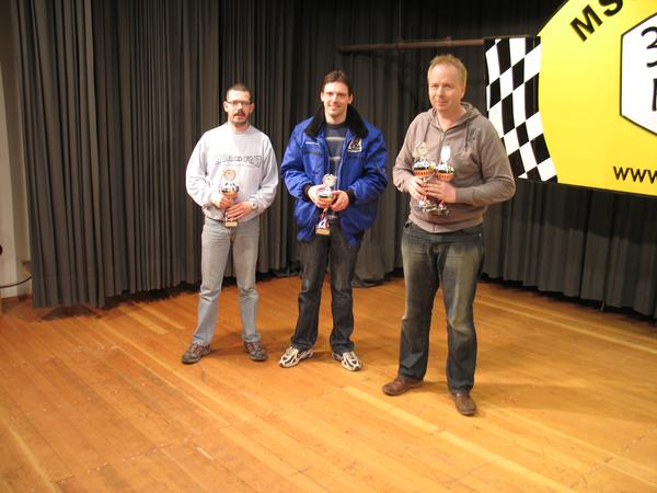 Sieger der Klasse H 13 Alexander Milnerowicz/ Markus Rutenberg (P1), Peter Verhorst/ Dirk Kennel (P2)