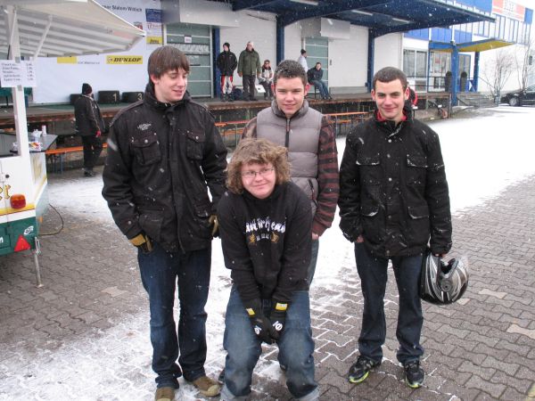 v.l. Das Team Thomas Baumeister, Kevin M&uuml;ller, Sven Schumacher, Michael See