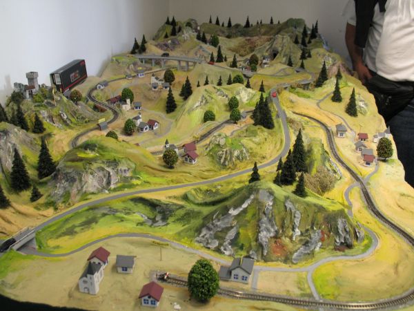 Modell der Brohltalbahn im Steinmetzbahnhof