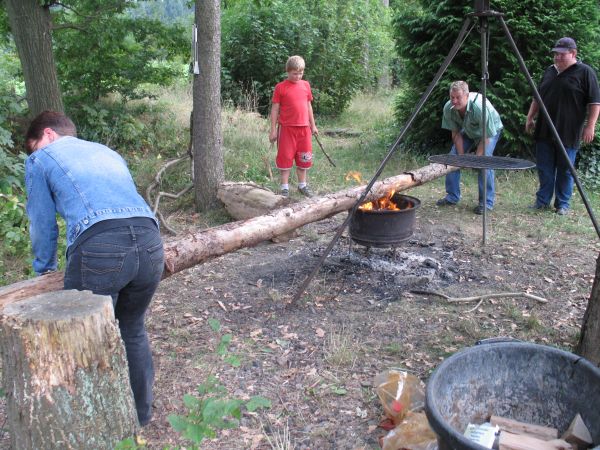 Lass uns mal was Holz auflegen