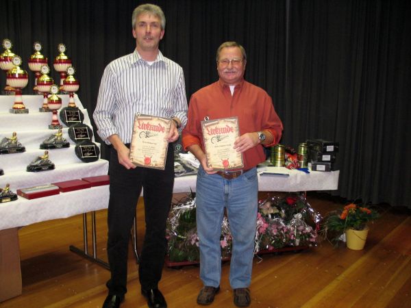 30 Jahre im MSC (v.l.) Micheel Nett, Johannes Geulig