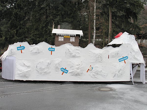 Unser Einsatzfahrzeug Mal von rechts und