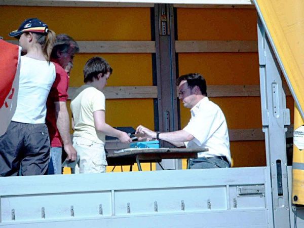 Bevor es los geht wird die Nennung abgegeben