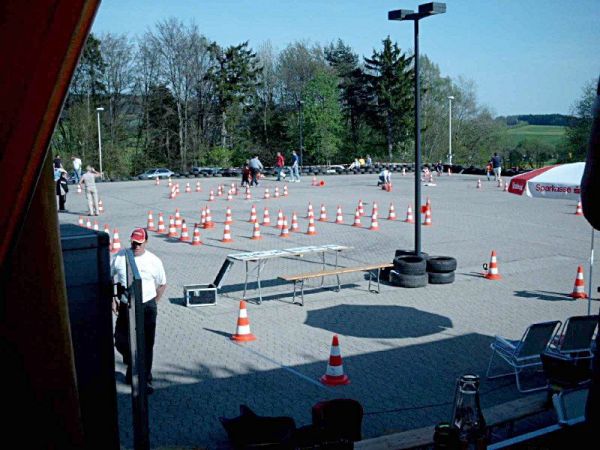 Die Strecke aus der Sicht des Rennb&uuml;ros