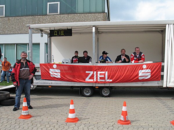 Das Ziel hier gibt es die Zeiten und die Strafsekunden