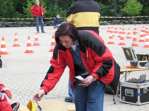 Marlene Hantel unser "Nummerngirl"