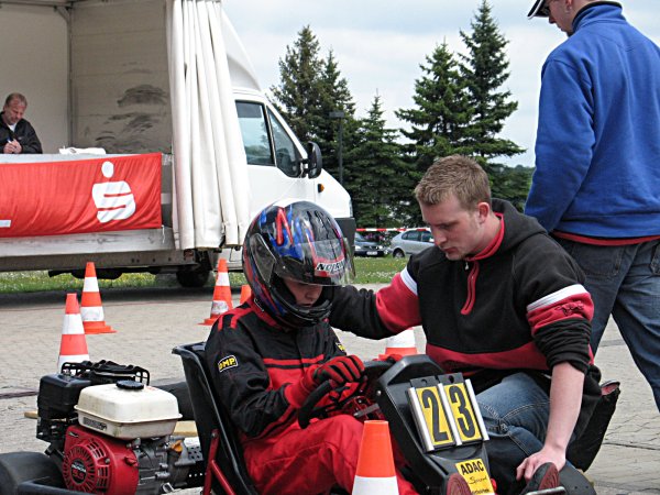 Janosch Gros am Start