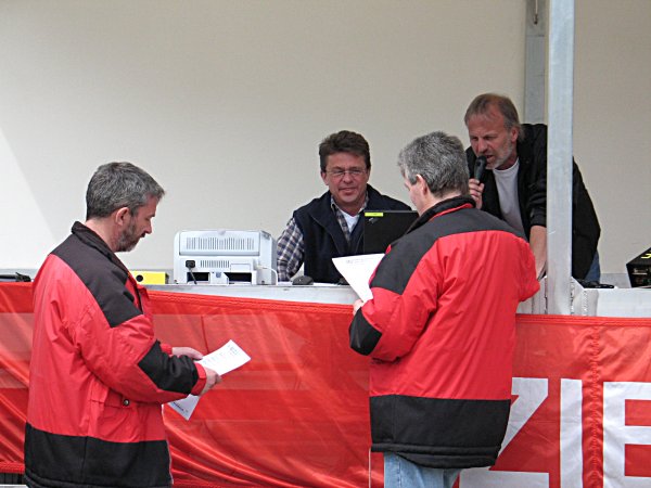 Die Ergebnisse werden &uuml;berpr&uuml;ft