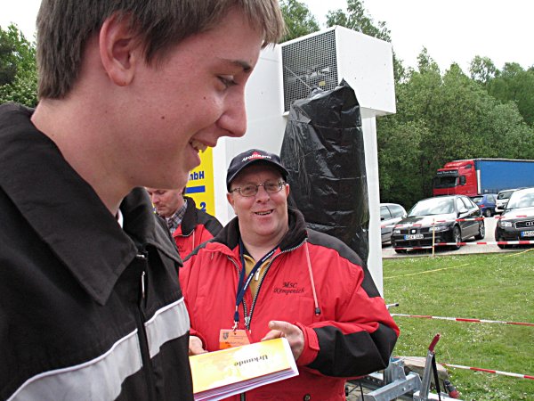 Thomas Baumeister und Norbert Porz strahlen um die Wette