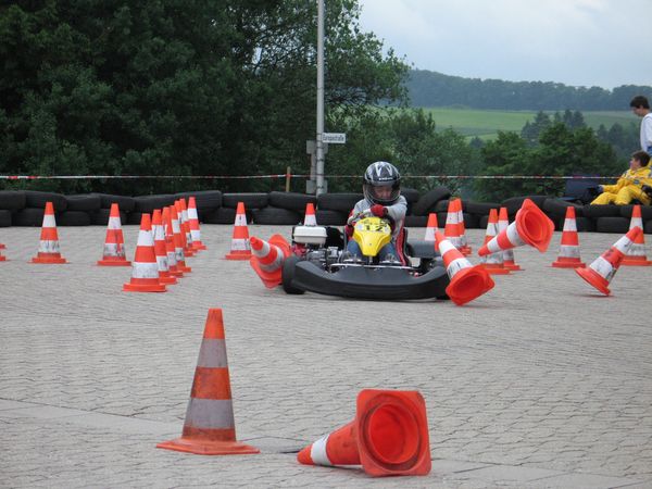 Wenn's nicht passt fliegen die Pylonen