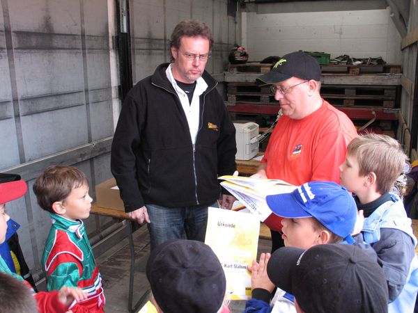 Die Siegerehrung in der Klasse K1