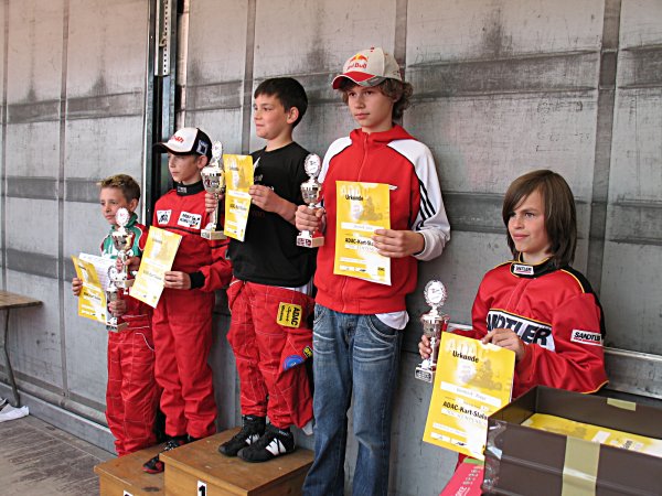 K3: 1. Marius Simon, 2. Dominik Schmidt, 3. Janosch Gros, 4. Andre Hagner, 5. Yannick Ragg