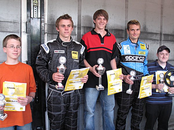 K5: 1. Simon Sody, 2. Christian Schmitz, 3. Benjamin Srenk, 4. Markus   Bender, 5. Andreas Salz