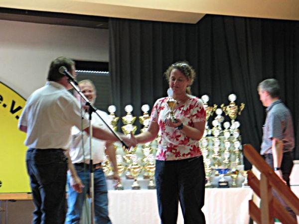 Die beste Motoradfahrerin war Gabriele Gompf