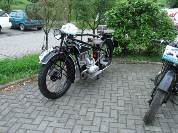 Das &auml;lteste Motorrad war eine BMW R 47 aus dem Jahr 1927