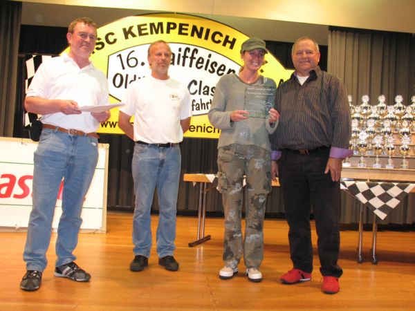 Das Team Fridolin war die beste Manschaft bei den Autofahrern