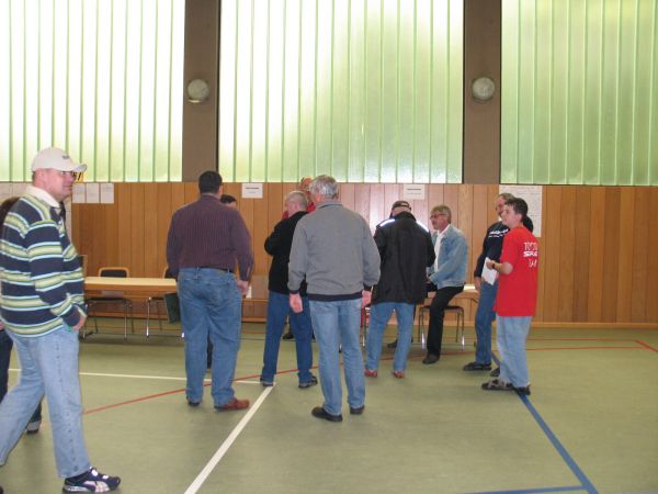 Langsam n&auml;hert sich die Startzeit