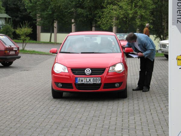 Start Nr. 4 Lena, Anne und Christoph Klein auf VW Polo