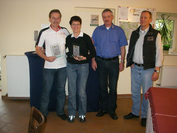 Platz 1 Hiltrud und J�rg Ritter