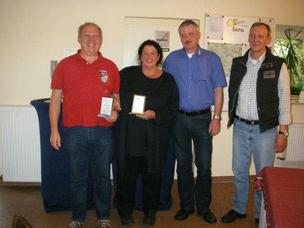 Siegerehrung Profis - Platz 3 Iris und Bernd Halffmann