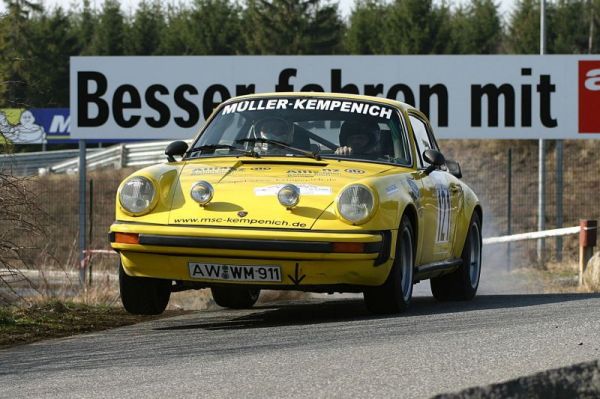 Wolfgang M&uuml;ller/ G&uuml;nter Ellingen auf Porsche 911