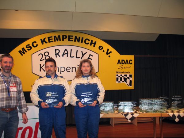 Sieger Klasse G20 - v. r. Christine und Klaus G�ller