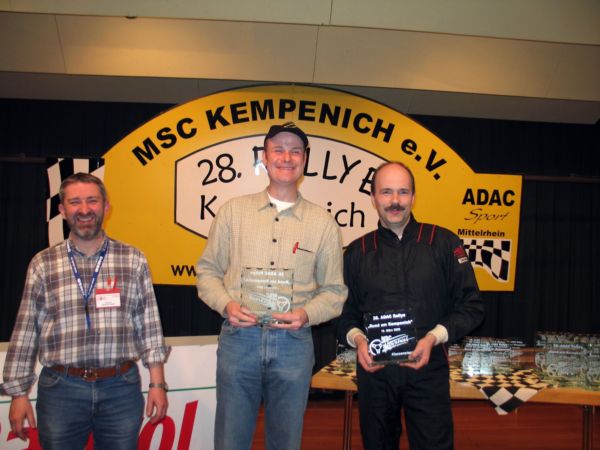 Sieger Klasse Y1/1600 - v. r. Pitzen/ Wirths