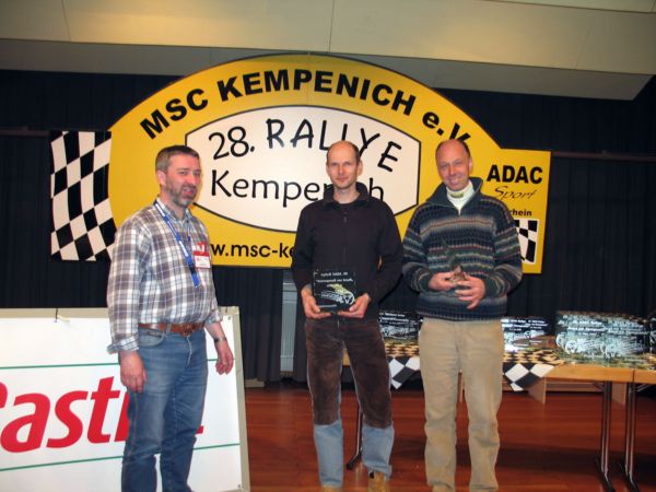 Sieger Klasse YN/2500 - v. r. Tischner/ de Jong