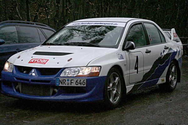 Rudi Hachenberg/Tanja Neidh�fer - Mitsubishi Lancer Evo 8 - Quelle: www.automobilsport.com - Andre Rosenthal