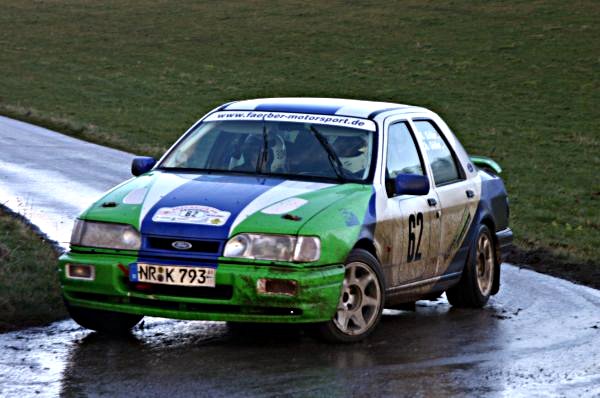 Klaus und Christine G&ouml;ller - Ford Sierra Cosworth - Quelle: www.rallyeracer.de - Christian B&auml;chel