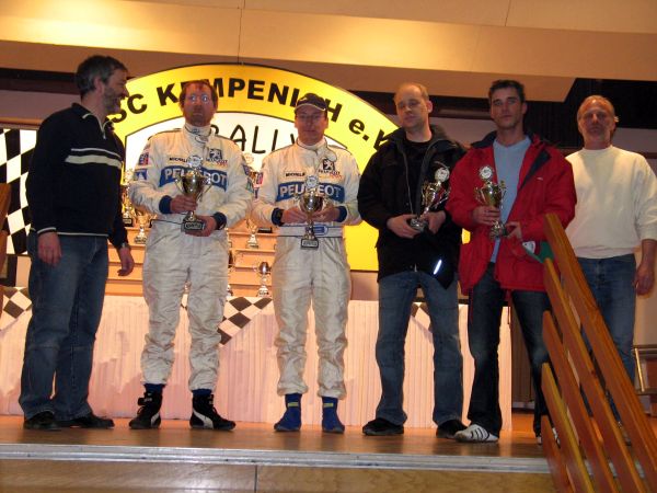 Sieger der Klasse Y 32 v.l. Manfred Fleer / Achim Obermeier (P1), Joachim Wirths / Sven Reinke (P2)