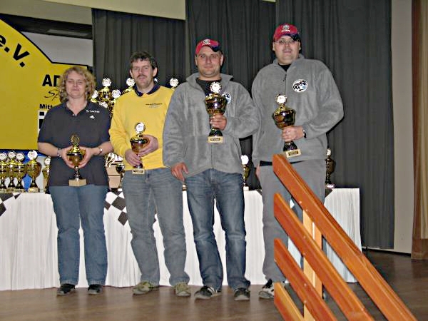 Sieger der Klasse G 19 Patrick Arnold (P 1), Gernot Gr�f/ Sandra Gr�f (P 2)