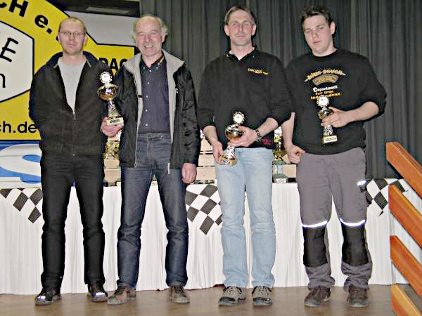 Mannschaftswertung v.l. Renngemeinschaft Oberberg, MSC Wahlscheid I,  MSC Wahlscheid II